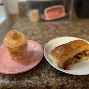 Great Pumpkin cheesecake Cruffin and Pain Suisse!