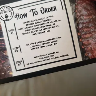 How to order!