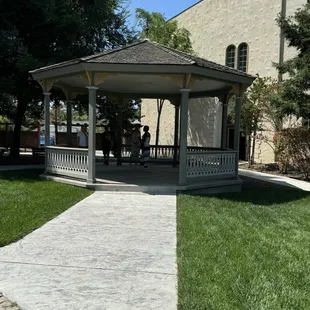 Gazebo in the garden next