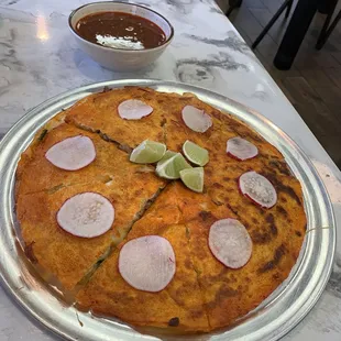Birria Pizza. Excellent!  Must have!