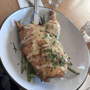 Air Fried Half Chicken