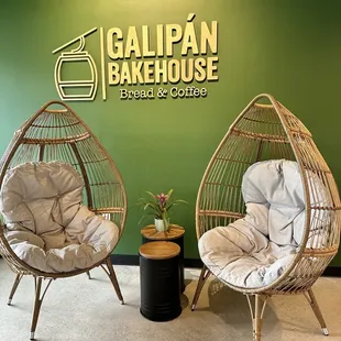 two chairs and a table