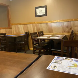 Small dining area