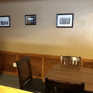 Private dining area