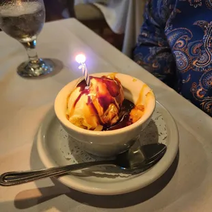 Ooey gooey and ice cream