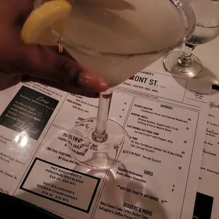 Lemon drop martini