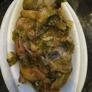 Russell sprouts with bacon unbelievable I don&apos;t even like brussels sprouts