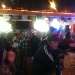 Saturday hanging Gallaghers Bar.