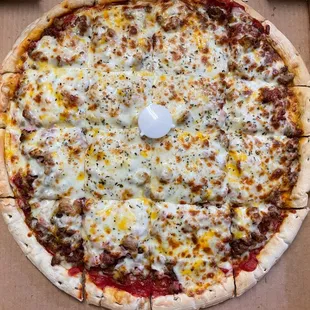 a pizza in a box