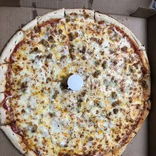 pizza, food