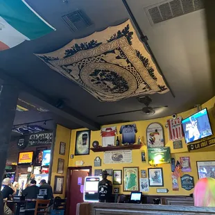 the interior of the restaurant