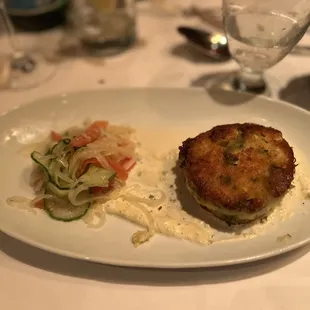 Lump crab cake