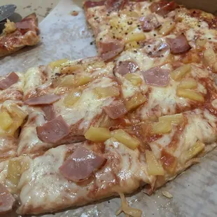 Hawaiian pizza &quot;well done&quot;