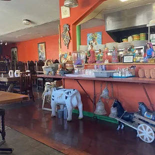 Entrance of restaurant