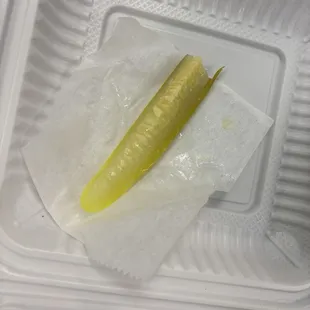 OLD PICKLE I WAS SERVED TODAY