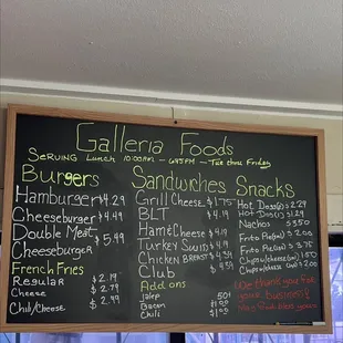 Menu!