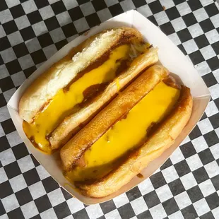 Chili Cheese Hot Dogs
