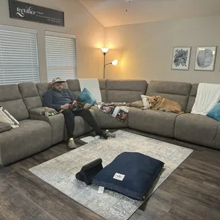 Sectional (includes loveseat, console, wedge, and couch)