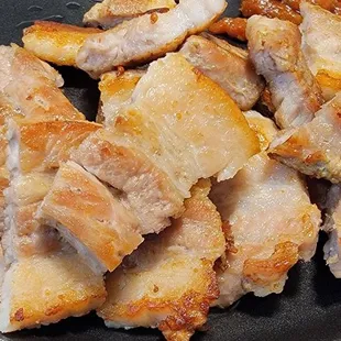 a plate of fried chicken
