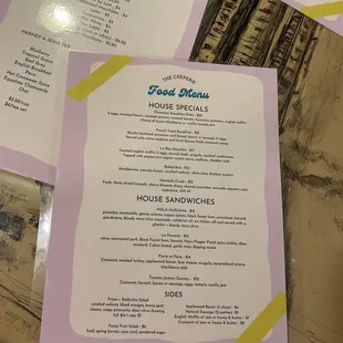 Menus
