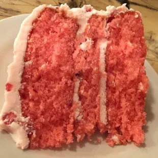 Fresh strawberry cake