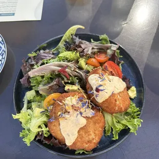 Crab Cake Salad Crab Cakes