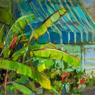 Carol Hallock, Blue Awning