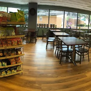 the inside of a store