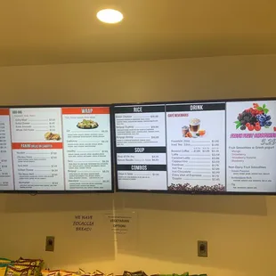 menu, pizza