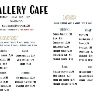 New Menu