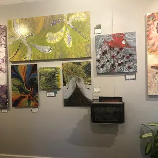 Fine arts in the back of the gallary