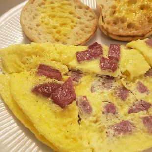 Kosher salami and eggs!