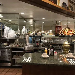 The main servers area