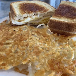 Fried Egg and Cheese Sandwich