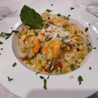 Risotto con Gamberi e Granchio