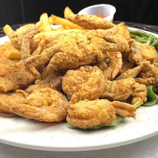 Seafood Platter with Oft Shell Crab