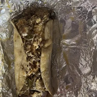 Breakfast burrito