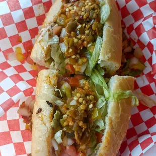 Marinated Chicken Submarine