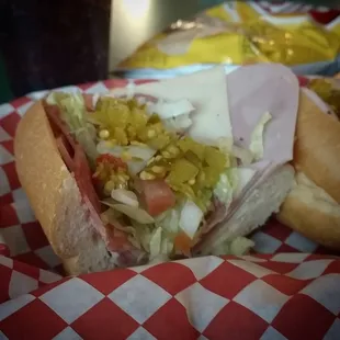 7 inch Italian Cold Cut like only Galligaskin's can.