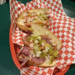 7" Cappacola &amp; Provolone Submarine