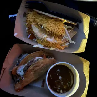 Puff Tacos &amp; Quesibirria Tacos