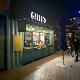 Outside of Gallito Taqueria