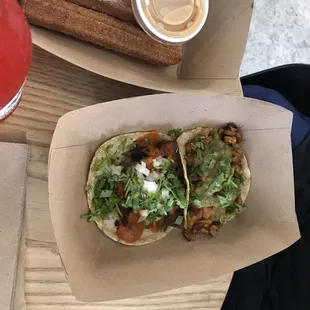 Churros and tacos