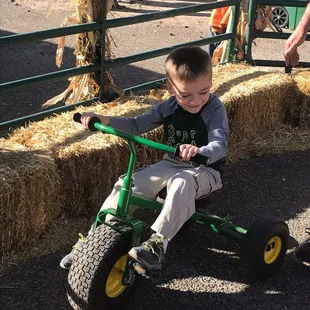 Big tricycle track for the kiddos.