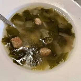Homestyle Wedding Soup didn't have Noods!