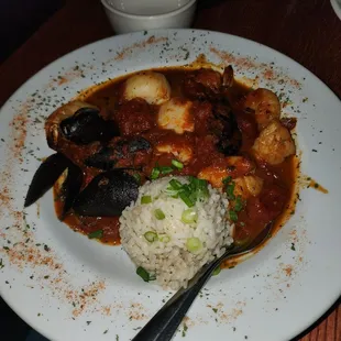 Seafood creole