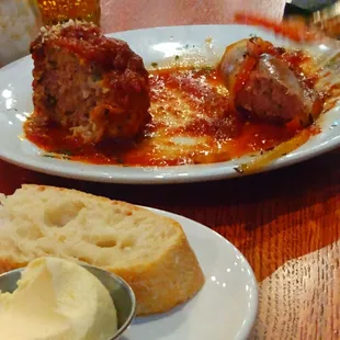 Sausage and meatballs appetizer