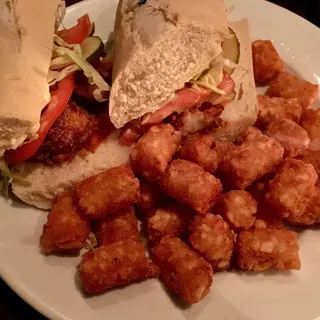 Shrimp Po-Boy Sandwich