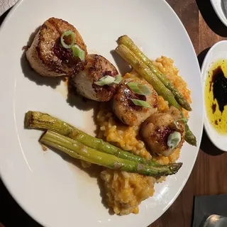 Blackened Scallop Risotto