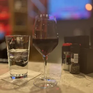 Bartender took extra time assisting with my wine selection.